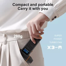 Mini Blower 130,000 RPM Powered Air Blower Super Jet Fan Turbo Powered Portable - Black - View 8