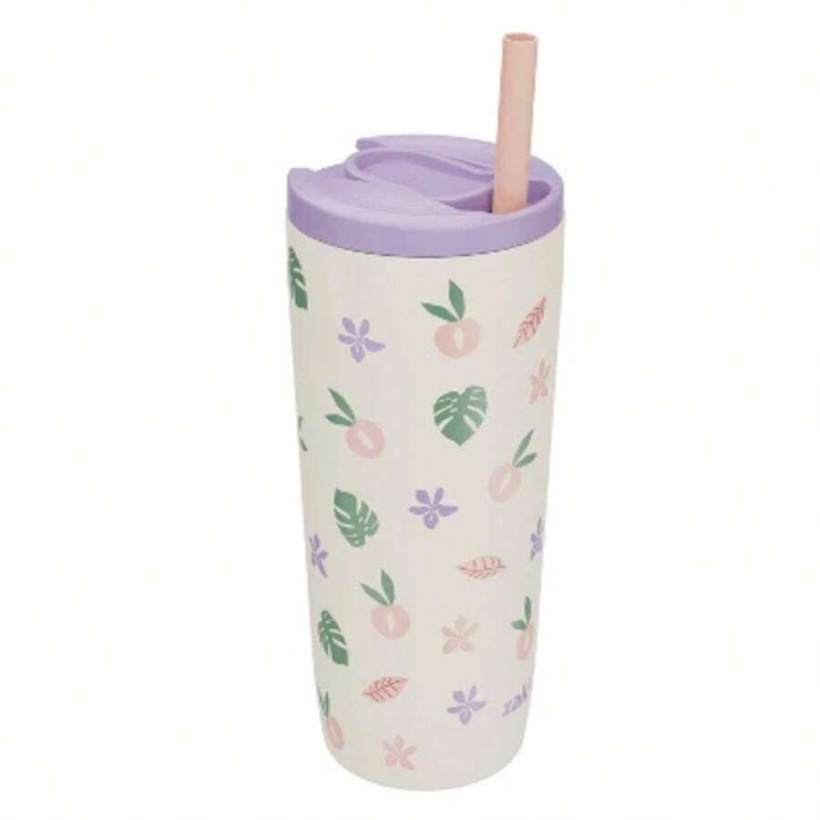 20 Fl Oz Stainless Steel Straw Tumbler SHEIN USA