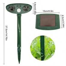 Ultrasonic Animal Repellent Animal Deterrent Solar Chargeable Waterproof Suitable For Farms, Gardens, Courtyards