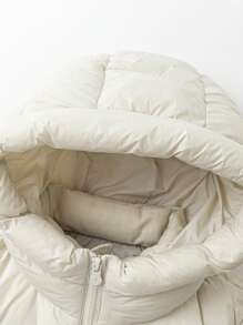 mini bala Heat-Retaining Cold-Proof Long Down Jacket For Boys, Girls, And Families Winter Collection - Light Khaki - View 6