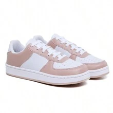Kit 3 Pairs Women's Sneakers Casual Fashion Blogger Special Sizes - 白色 - 查看 8