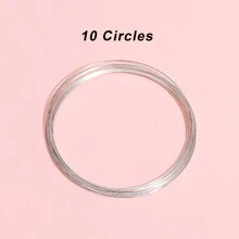 1pc Carbon Steel Memory Wire, 10/100 Coils, 4-Colors Available For DIY Jewelry Making, Multi-Strand Round Bracelets - Durable, Bendable, And Easy To Shape