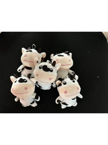 Lindo llavero de vaca decorativo creativo con colgante, accesorio creativo de vaca de dibujos animados - Multicolor - Ver 7