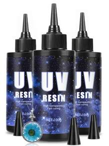 100g-500g Clear UV Resin Hard, UV Cure Epoxy Resin Crystal Kit Solar Activated Glue For Jewelry Making Fast Curing - UV Resin - View 4