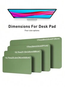 1Pc Geavanceerde Napa Textuur Kunstleren Lichte Bureau Onderlegger, Dubbelzijdig Gebruik, Kantoor Bureau Onderlegger, Grote Muismat, Antislip Kunstleren Bureau Onderlegger, Laptop Bureau Onderlegger, Waterdicht Bureau Schrijfblok Voor Kantoor En Thuis (Paars, Roze)