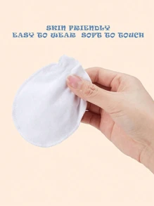 6双纯白色新生儿手套全指手套适合所有季节柔软舒适孕妇婴儿用品 - 純色-白色 - 查看 2