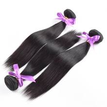3 bundels Bone Straight Human Hair Bundles 100% natuurlijke hairextensions Onbewerkte Virgin Remy Hair Weave Bundles Natural Black Straight Bundles