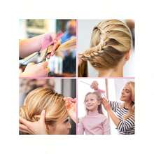 4 件套喷壶发型梳套装梳理发刷鼠尾梳边缘刷用于边缘和黑色刷子，梳理，抚平头发（粉色） - 粉色 - 查看 2