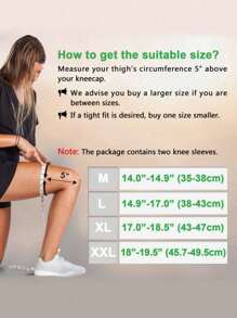 两件套压缩运动护膝，吸湿排汗透气，适合深蹲、跑步、骑行、徒步、滑雪、篮球、网球等运动，保护腿部，确保完美锻炼。（冬季款可选加热艾灸和保暖内衬）健身房配件护膝