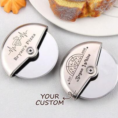 Personalized Pizza Slicer, Pizza Cutter Wheel With Actual Handwriting, Custom Housewarming Gift, Kitchen Gift, Wedding, Birthday Party Gift,Multi-Functional,Durable,Ornamental,Reusable,Exquisite,Stylish,High-Quality,Colorful,Modern,Custom,Personalized,Unique,Home Refresh,Customized Bakeware