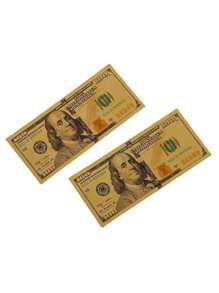 Monedă comemorativă din folie de aur din plastic PET Folie de aur Billet de aur stil nou Monedă comemorativă de 100 USD Monedă comemorativă din aur din SUA Monedă comemorativă