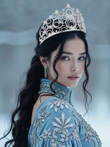 1 pieza Corona de burbujas, La corona noble, Adecuada para la corona de la novia, Coronas de cristal para mujeres, Tiara de burbuja de cristal, Diadema de reina real para novia, Accesorios para el cabello de princesa para mujeres, Accesorios para bodas, fiestas, cumpleaños y disfraces