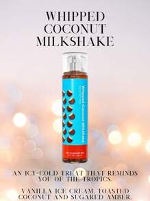 Bath And Body Works BBW Fine Fragrance Body Mist - Whipped Coconut Milkshake - View 1