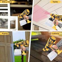 Pistola Para Pintar,Pulverizador Elétrico De Pintura Hvlp Alta Potencia 1400ml - Tipo de Enchufe A USA (110-127V) - Ver 9