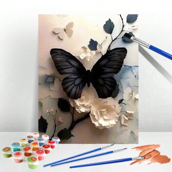 DIY Painting By Numbers Butterfly Animal Flower New Arrivals Coloring By Numbers Paint Kit For Adults Handpainted Coloring Pictures Craft Gift
