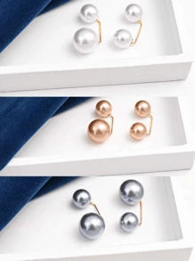 6 件仿珍珠腰带扣、牛仔裤腰部调节器、衬衫领夹，用于防止服装故障