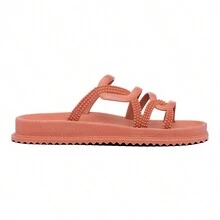 Women's Tractor Platform Sandal Flip Flops Summer Beach - 駝色 - 查看 3