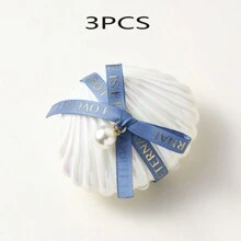 1/3/5pcs Wedding Favor Scented Shell Candle Gift Box, Suitable For Bridal Shower, Baby Shower, Party Decor, Home Decor, Room Decor, Birthday Gift, Graduation Ceremony And More - Multicolor - View 10