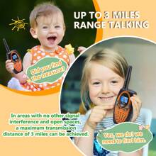 2 piezas de radios de 2 vías T628 para niños, con alcance largo de 22 canales, regalos de cumpleaños para niños y niñas de 6 a 12 años, walkies talkies portátiles para excursiones y acampadas al aire libre, un par de walkies talkies