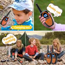 2 piezas de radios de 2 vías T628 para niños, con alcance largo de 22 canales, regalos de cumpleaños para niños y niñas de 6 a 12 años, walkies talkies portátiles para excursiones y acampadas al aire libre, un par de walkies talkies
