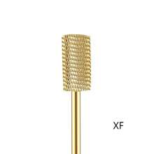 GGJOYO 1 件钨钢美甲磨头，金色柱状多齿，美甲修甲磨削配件 - 金色 - 查看 7