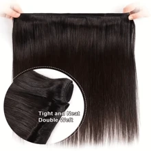 3 bundels Bone Straight Human Hair Bundles 100% natuurlijke hairextensions Onbewerkte Virgin Remy Hair Weave Bundles Natural Black Straight Bundles