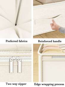 1pc Bed Bottom Clothing Storage Bag, Foldable Portable Large Capacity Storage Bag, Children's Toy Organizing Bag, Bedroom Bed Bottom Quilt Storage Bagbedroom,Organizer,Organiser,Home Storage,White T Shirt Women,Black Pants Women,Ladies Winter Clothes,Dress,Winter Clothes For Ladies,Elegant Woman Dresses,White Shirt For Ladies,Long Sleeve,White Jumpsuit For Women,Spring Dresses For Women,Spring Outfits For Women,Spring,Spring Clothes,Minimalist,Summer Tops