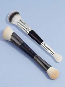 MAANGE 2件套专业双头化妆刷套装，包含柔软粉底刷、腮红刷、散粉刷、轮廓刷和眼影刷，刷毛柔软，方便携带，是旅行的理想之选，也是送给女性和女孩的礼物。这款化妆刷套装包含各种化妆工具，是完整的化妆套装、化妆刷套装、化妆礼品套装等。 - 彩色 - 查看 2