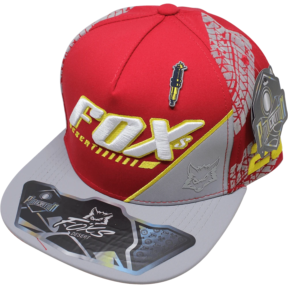 Kboom Caps Gorra Fox´s Desert Pin Metal 907 - Rojo - Ver 1