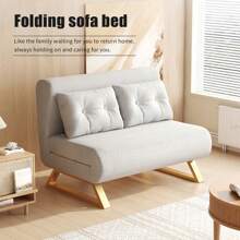 AYYDS Canapé-lit pliant, Convertible, chaise inclinable de loisirs pour le bureau et la maison