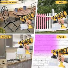 Pistola Para Pintar,Pulverizador Elétrico De Pintura Hvlp Alta Potencia 1400ml - Tipo de Enchufe A USA (110-127V) - Ver 8