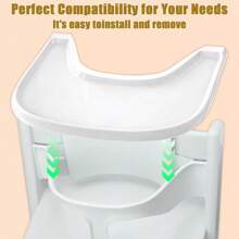 Weiß Schwarz Grau Rot Rosa Besteckkasten mit Stokke Tripp Trapp Stuhl Elegant und leicht zu reinigen Einfach zu installieren Geeignet für V2/V3/V4 Versionen