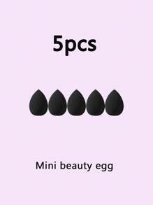 11/5pcs Makeup Sponge Set - Foundation Blending Sponge, Makeup Sponge, Makeup Sponge, Mini Makeup Sponge, Finger Puff, Powder Puff, Powder Puff, Setting Powder Puff, Makeup Tools For Face Makeup, Concealer Puff, Powder Puff And Mini Finger Puff, Suitable For Makeup Beginners, Soft And Skin-Friendly, Suitable For All Skin Types, Blush, Foundation, Cream And Puff, Dry And Wet Puff