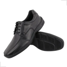 Sapato Masculino Social Casual Confortável Amarração 37 ao 44 - Preto - Visão 5