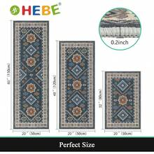 Kitchen Rug Sets 3 Piece With Runner Non Slip Kitchen Rugs And Mats Washable Kitchen Mats For Floor Thick Kitchen Floor Mat Carpet Runner Rugs For Hallway Laundry Holiday Decor