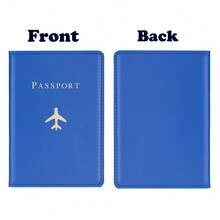 [Customized] Personalized Passport Holder With Name & Initials, Unisex Design, Foldable & Lightweight, Suitable For Birthday, Christmas And Small Gift