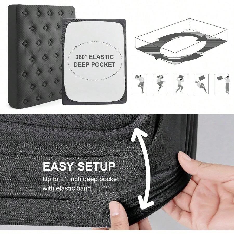 Memory Foam Mattress Topper Small Double Bed, Mattress Cover Pad With