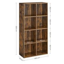 VASAGLE Bookcases - Brown - View 8