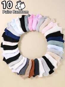 Kids Socks, 10 Pairs Random Toddler Socks Low Cut For Boys Girls(0-12 Years Old), 10 Pairs Children Ankle Socks Set - Multicolor - View 2