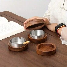 1 pièce Cendrier rétro portable, cendrier décoratif pour la maison, le bureau, l'extérieur, l'intérieur, les fêtes. Un choix idéal pour les cadeaux