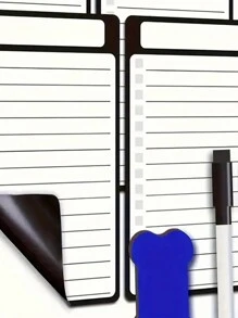 1Set Magnetic Dry Erase Board Set For Fridge - Includes Fine Markers & Eraser, Perfect For Shopping Lists, Menus, To-Do's, Chore Chart & Daily Planner Best - Multicolor - View 10