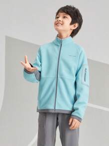 Balabala Kids' Quick-Dry Sports Jacket 2024 Spring And Autumn