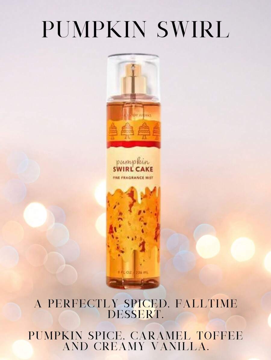 Bath And Body Works BBW Fine Fragrance Body Mist - Pumpkin Swirl - View 1