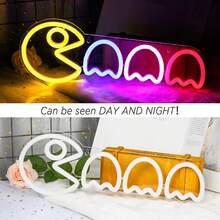 1 Bảng hiệu đèn Neon Gamepad dùng nguồn USB để trang trí tường, Bảng hiệu đèn Neon LED chơi game, Bảng hiệu đèn Neon cho phòng ngủ bé trai, Phòng trò chơi Man Cave, Quà tặng trang trí nghệ thuật treo tường cho bữa tiệc tại nhà - Nhiều màu - Xem 5