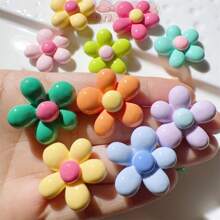 15 pièces/set Magnets de réfrigérateur mignons style INS, 5 pétales, de couleur bonbon, décoration de cuisine