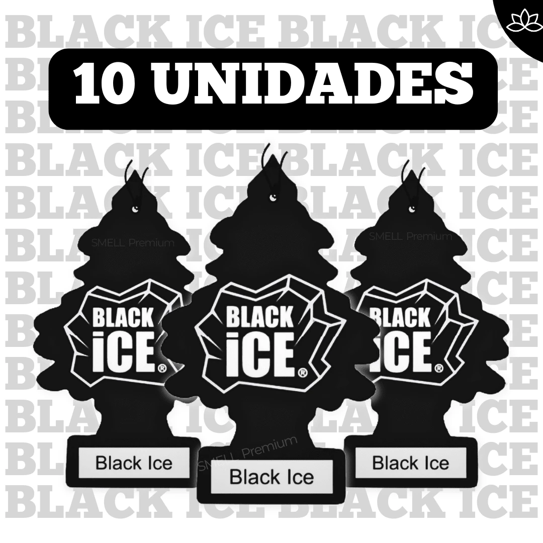 Kit 10 Units Car Scent Air Freshener MINI Pine Tree Essence For Ambiete - SMELL Premium - màu đen - Xem 1