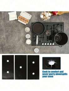 1 件不粘燃气灶保护垫、桌面保护垫、可重复使用、防油防污、可洗垫、易于清洁的燃气灶垫、炉灶保护垫、耐高温垫、防油防污垫、特氟龙清洁垫、保护您的炉灶并保持厨房清洁、厨房工具、厨房清洁垫、厨房必备品、家庭必备品。 - 彩色 - 查看 8