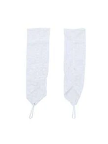 1 chiếc Găng tay dài không ngón cho phụ nữ Găng tay ren đen trắng đỏ gợi cảm có đính đá Rhinestones Găng tay móc ngón tay cô dâu hợp thời trang - Nhiều màu - Xem 5