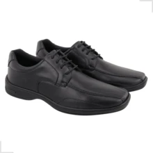 Sapato Masculino Social Casual Confortável Amarração 37 ao 44 - Preto - Visão 4