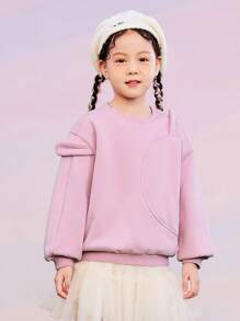 mini bala Top de manga larga para niñas, nueva colección de invierno 2024